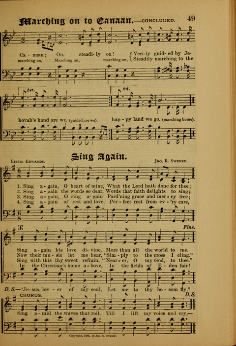 Songs of Love and Praise: for use in meetings & Christian worship & work page 49