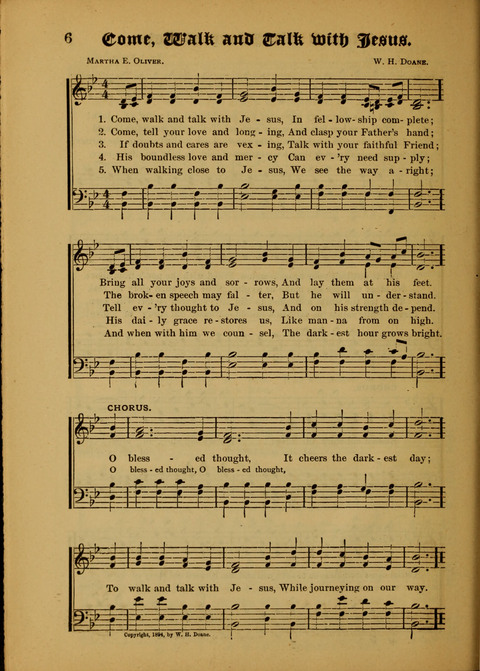 Songs of Love and Praise: for use in meetings & Christian worship & work page 6