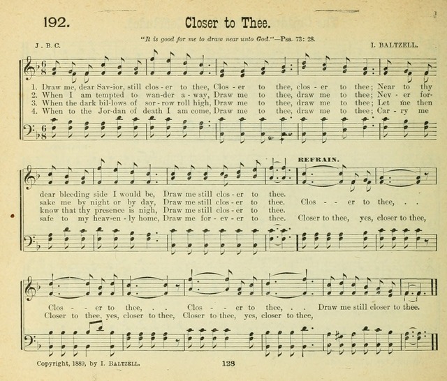 Songs of the Morning: a choice collection of songs and hymns for the Sunday school and other social services page 129