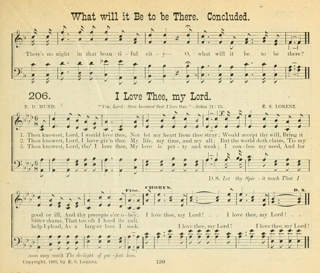 Songs of the Morning: a choice collection of songs and hymns for the Sunday school and other social services page 140