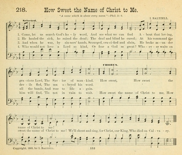 Songs of the Morning: a choice collection of songs and hymns for the Sunday school and other social services page 154