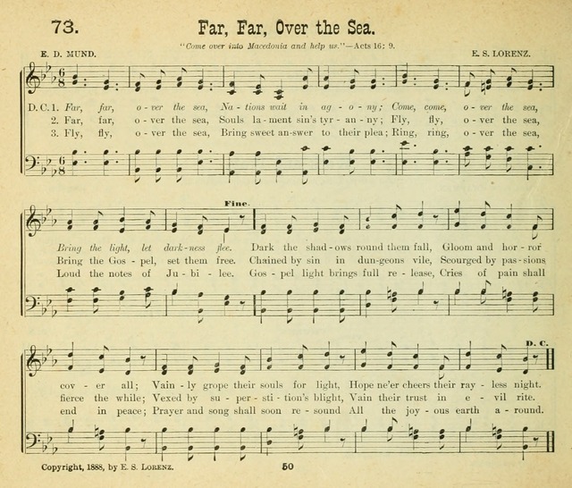 Songs of the Morning: a choice collection of songs and hymns for the Sunday school and other social services page 51