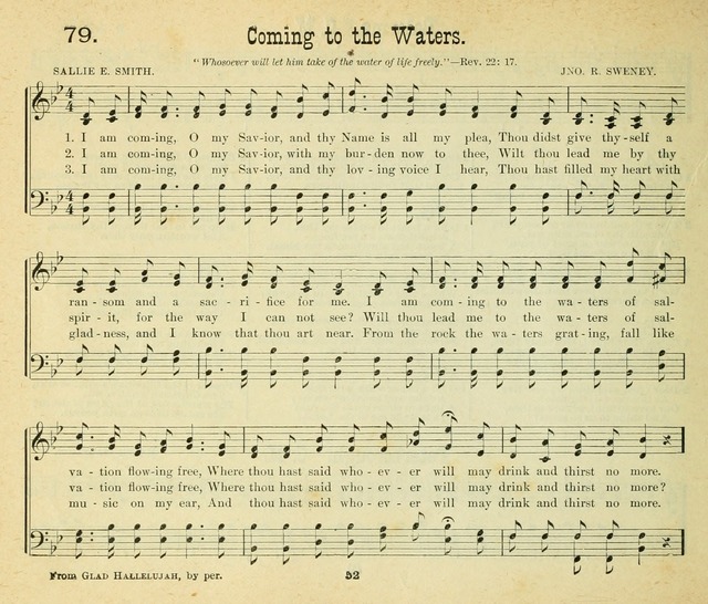 Songs of the Morning: a choice collection of songs and hymns for the Sunday school and other social services page 53