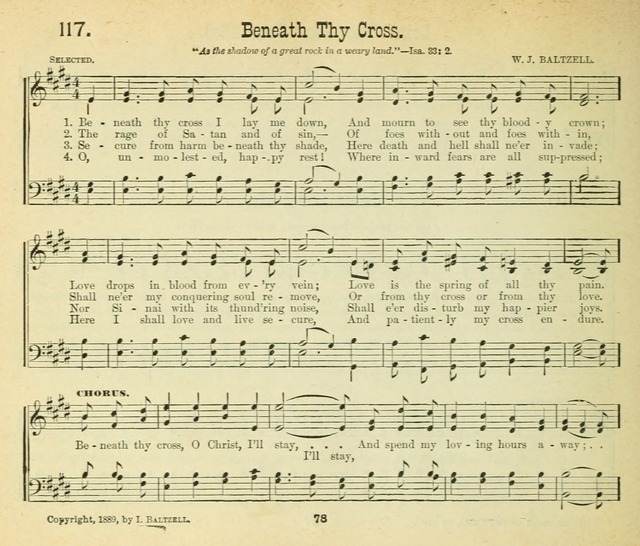 Songs of the Morning: a choice collection of songs and hymns for the Sunday school and other social services page 79