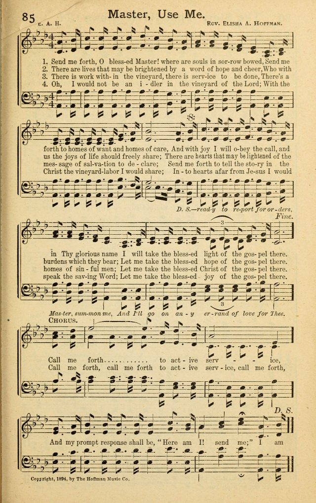 Songs of Matchless Love: for evangelistic services, devotional meetings and Sunday schools page 79