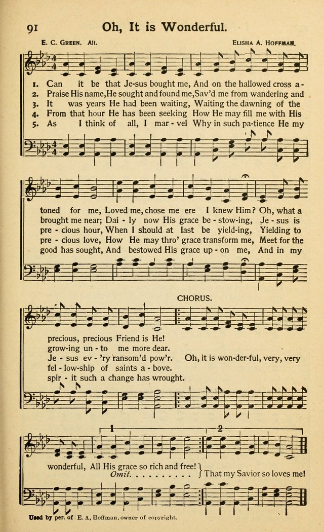 Songs of Matchless Love: for evangelistic services, devotional meetings and Sunday schools page 85