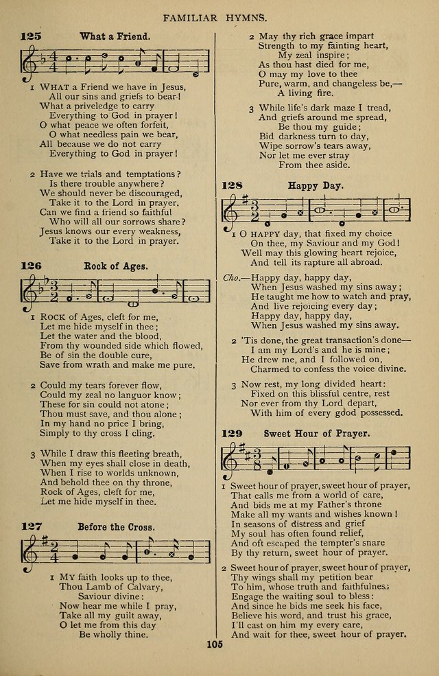 Songs of the New Life: with Songs of Redeeming Love Combined: for use in gospel meetings, etc. page 105