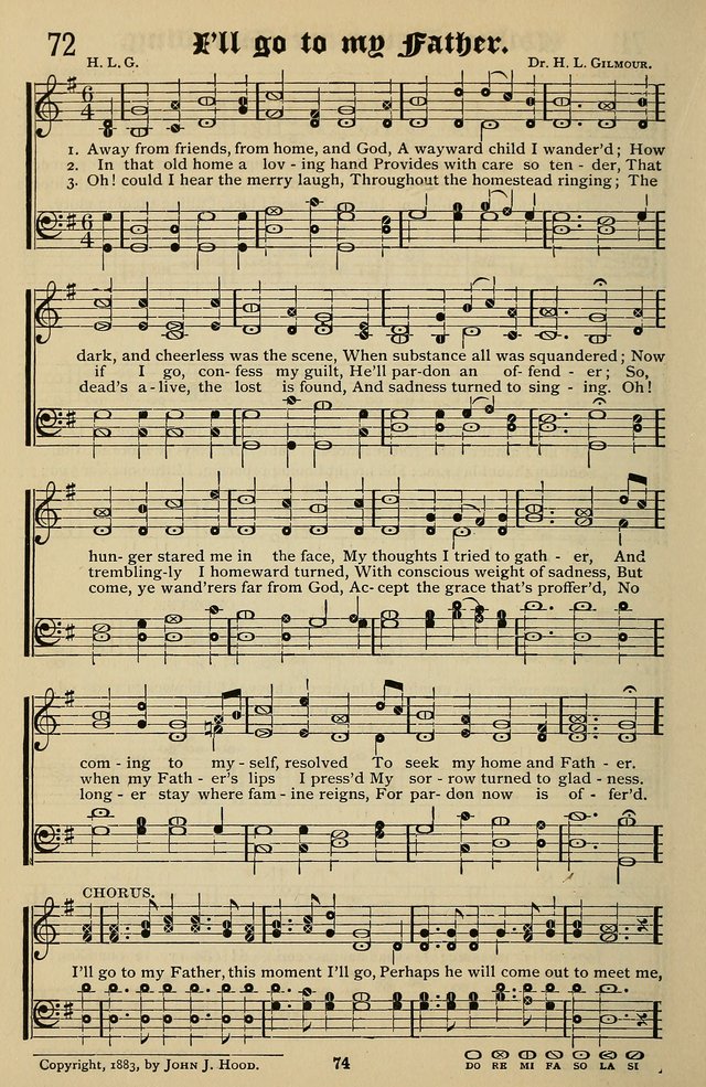 Songs of the New Life: with Songs of Redeeming Love Combined: for use in gospel meetings, etc. page 74