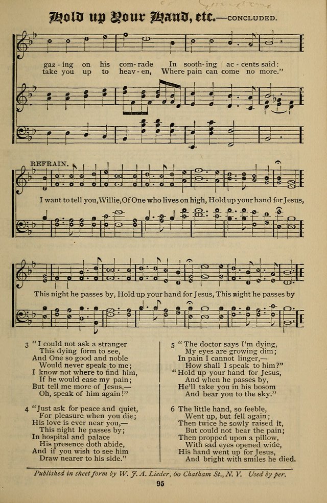 Songs of the New Life: with Songs of Redeeming Love Combined: for use in gospel meetings, etc. page 95