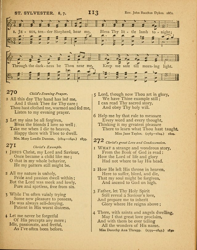 Songs of Praise: a selection of standard hymns and tunes for the Sunday-shcools and social meetings page 114