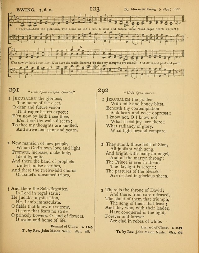 Songs of Praise: a selection of standard hymns and tunes for the Sunday-shcools and social meetings page 124