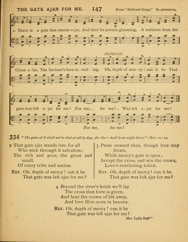 Songs of Praise: a selection of standard hymns and tunes for the Sunday-shcools and social meetings page 148