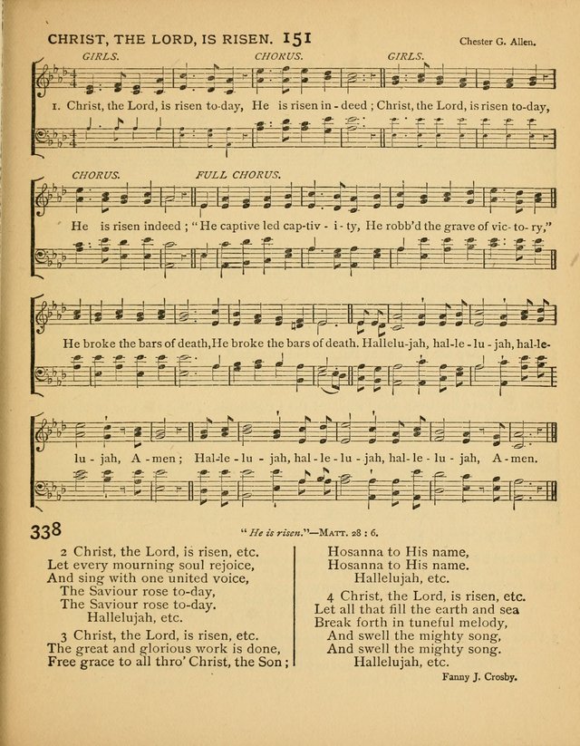 Songs of Praise: a selection of standard hymns and tunes for the Sunday-shcools and social meetings page 152