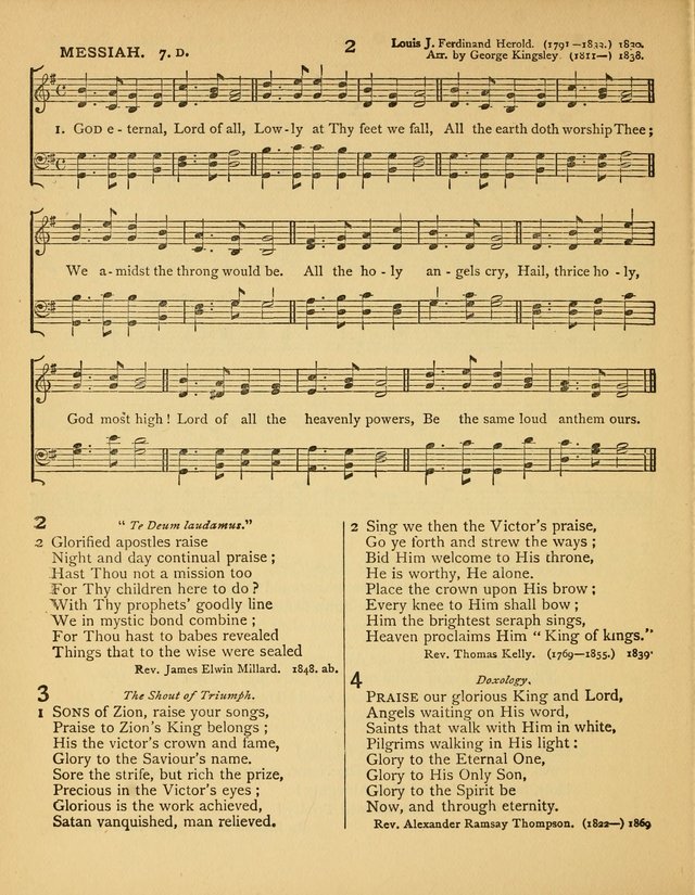 Songs of Praise: a selection of standard hymns and tunes for the Sunday-shcools and social meetings page 3