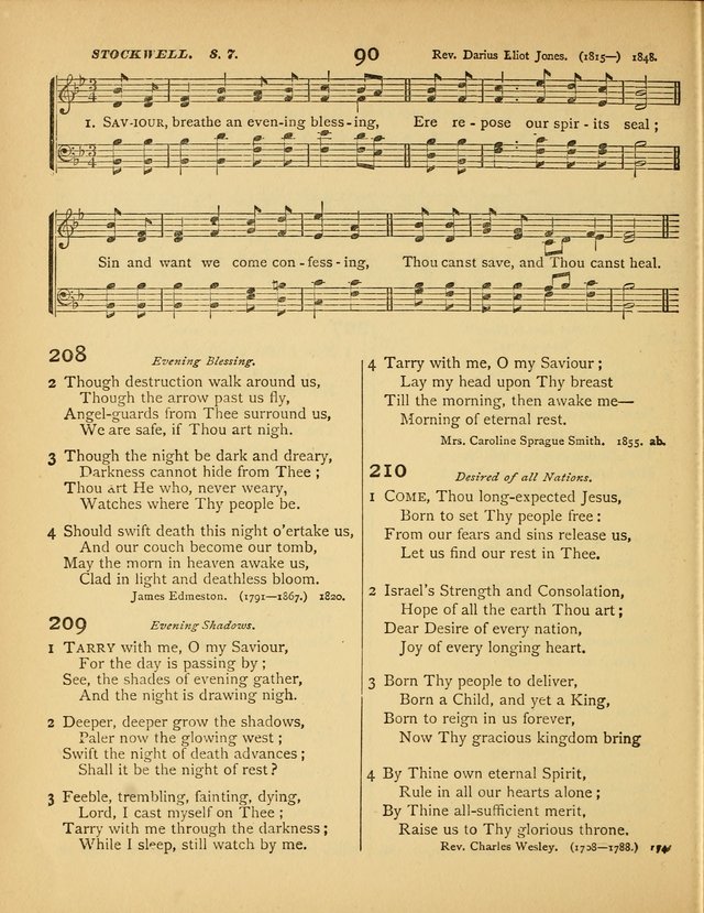 Songs of Praise: a selection of standard hymns and tunes for the Sunday-shcools and social meetings page 91