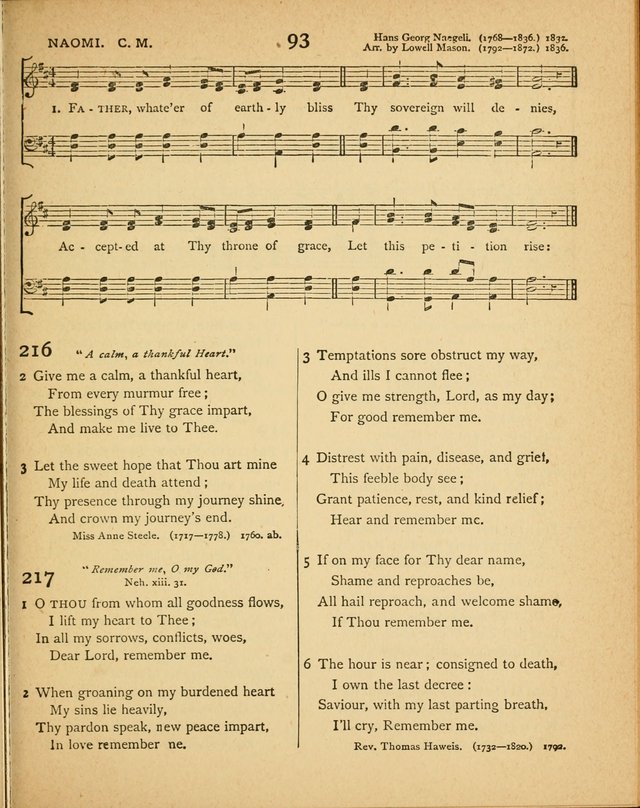 Songs of Praise: a selection of standard hymns and tunes for the Sunday-shcools and social meetings page 94