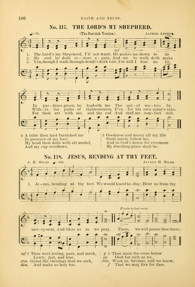 The Spirit of Praise: a collection of music with hymns for use in Sabbath-school services and church meetings page 102