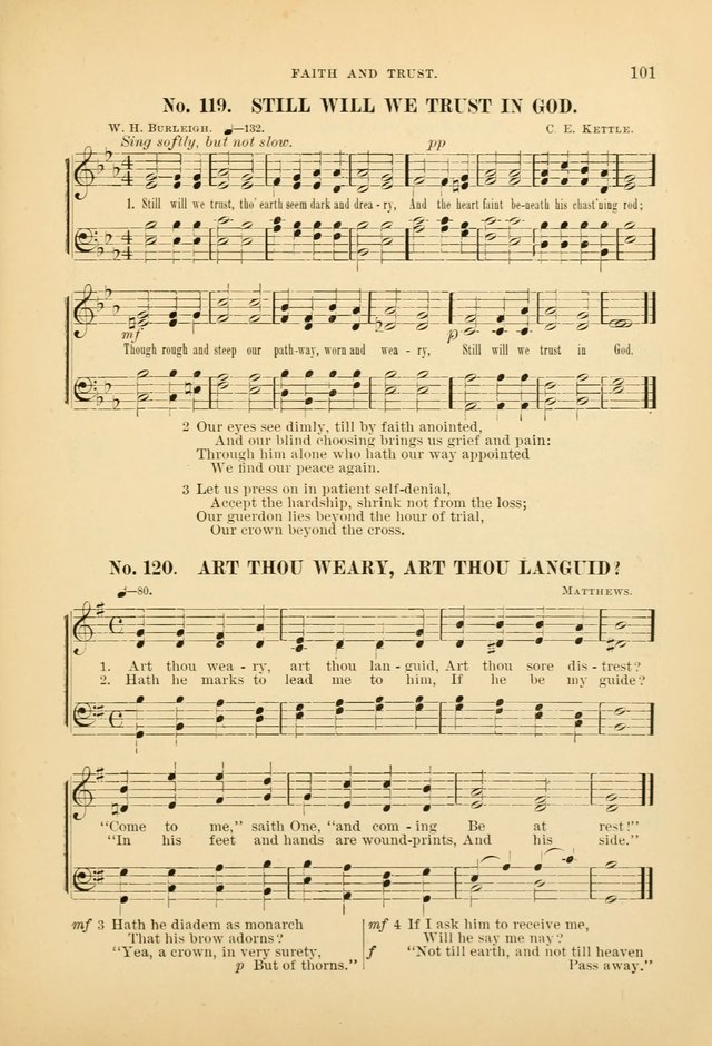 The Spirit of Praise: a collection of music with hymns for use in Sabbath-school services and church meetings page 103