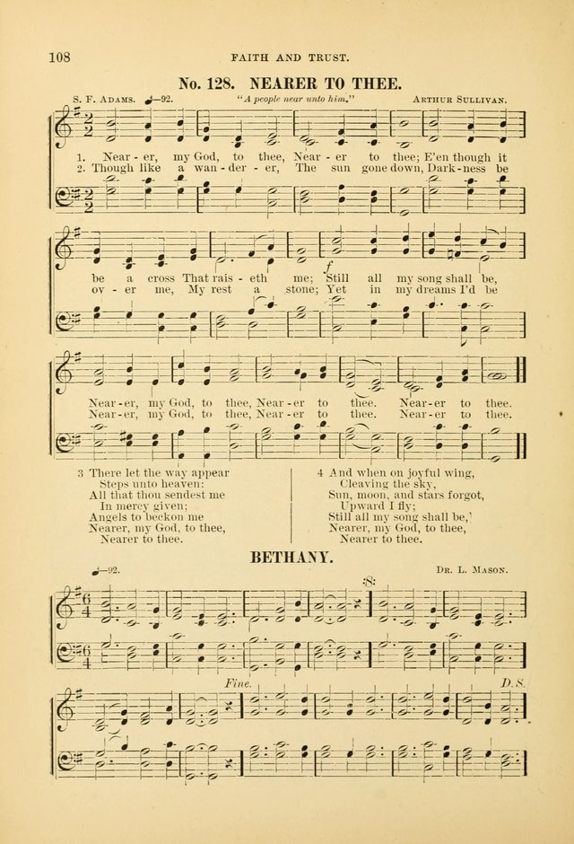 The Spirit of Praise: a collection of music with hymns for use in Sabbath-school services and church meetings page 110