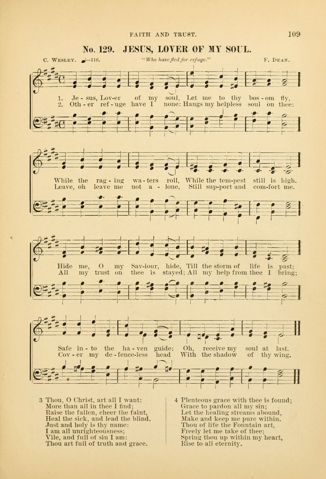 The Spirit of Praise: a collection of music with hymns for use in Sabbath-school services and church meetings page 111