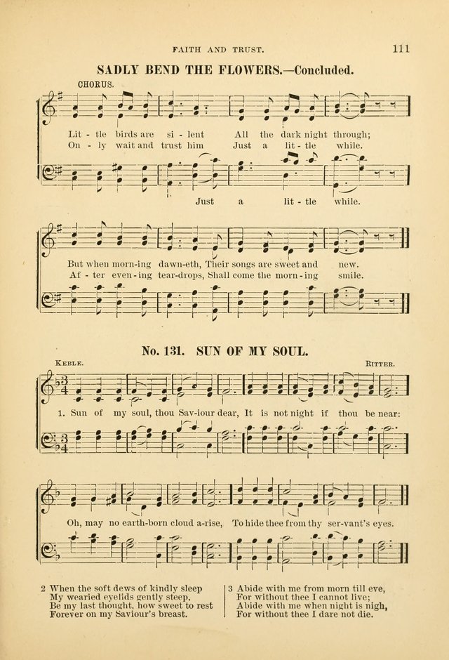 The Spirit of Praise: a collection of music with hymns for use in Sabbath-school services and church meetings page 113