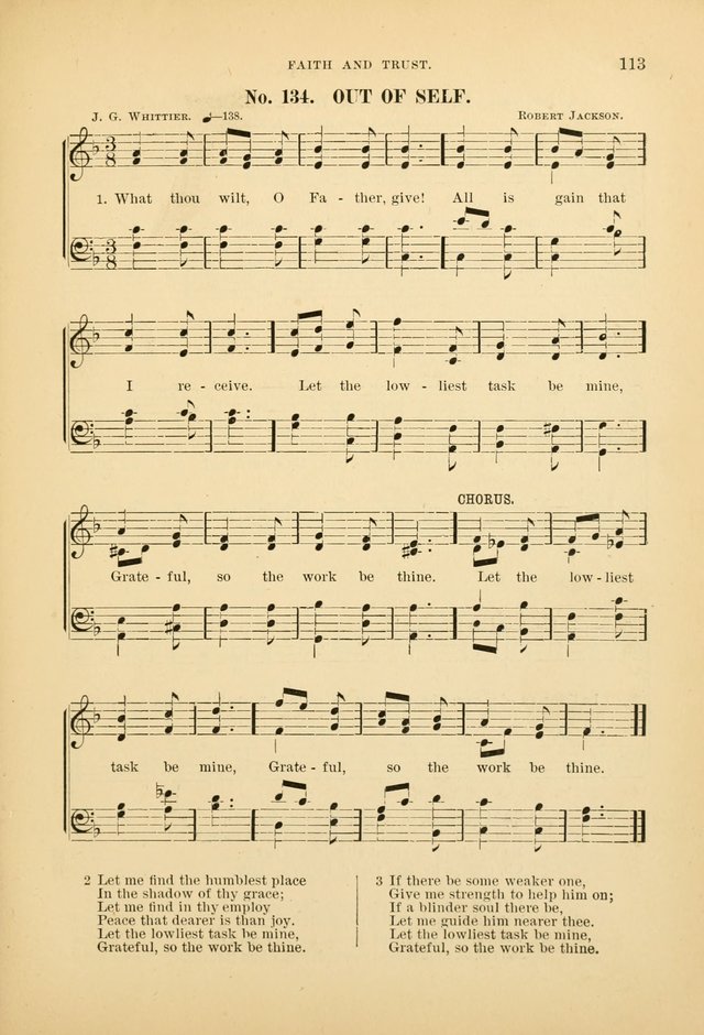 The Spirit of Praise: a collection of music with hymns for use in Sabbath-school services and church meetings page 115