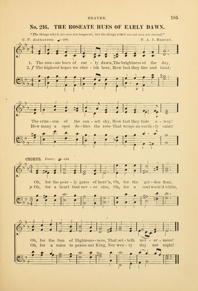 The Spirit of Praise: a collection of music with hymns for use in Sabbath-school services and church meetings page 187