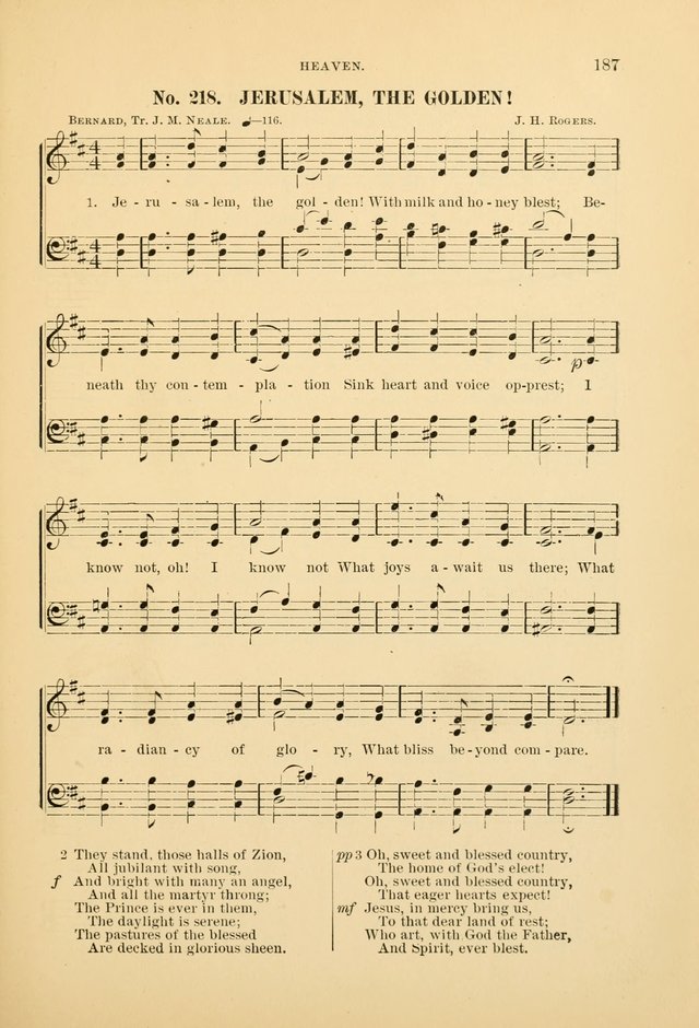 The Spirit of Praise: a collection of music with hymns for use in Sabbath-school services and church meetings page 189