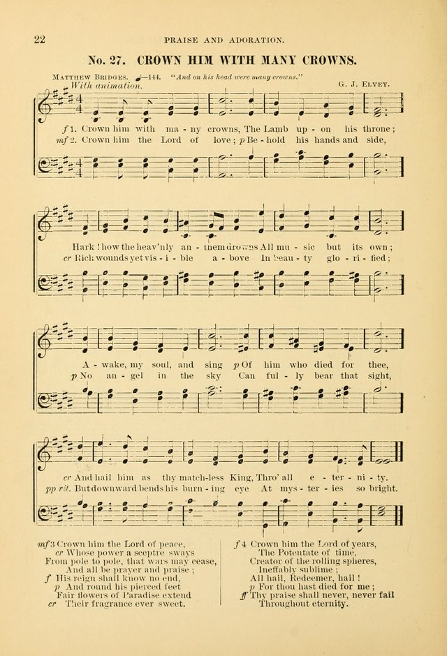 The Spirit of Praise: a collection of music with hymns for use in Sabbath-school services and church meetings page 24