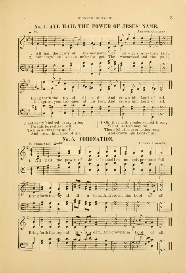 The Spirit of Praise: a collection of music with hymns for use in Sabbath-school services and church meetings page 3