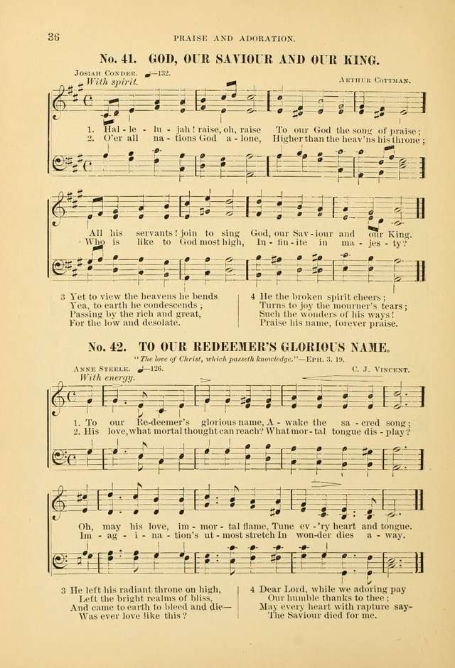 The Spirit of Praise: a collection of music with hymns for use in Sabbath-school services and church meetings page 38