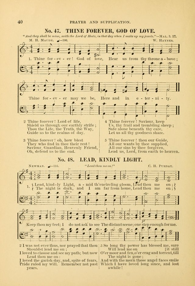 The Spirit of Praise: a collection of music with hymns for use in Sabbath-school services and church meetings page 42