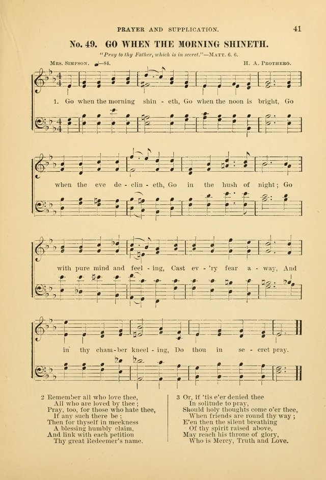 The Spirit of Praise: a collection of music with hymns for use in Sabbath-school services and church meetings page 43