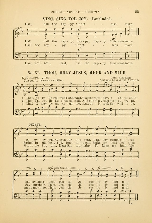 The Spirit of Praise: a collection of music with hymns for use in Sabbath-school services and church meetings page 57