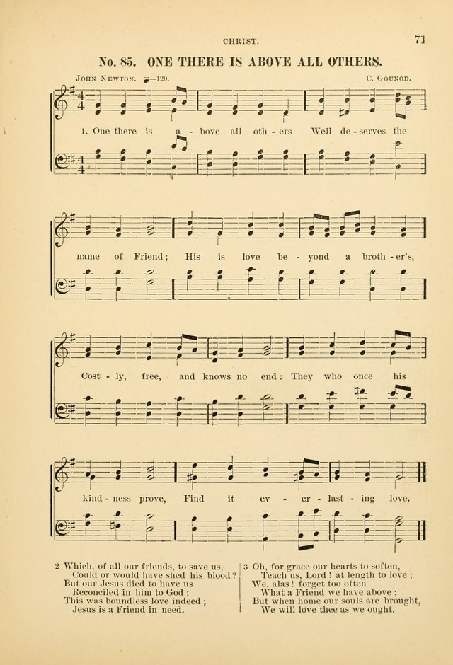 The Spirit of Praise: a collection of music with hymns for use in Sabbath-school services and church meetings page 73