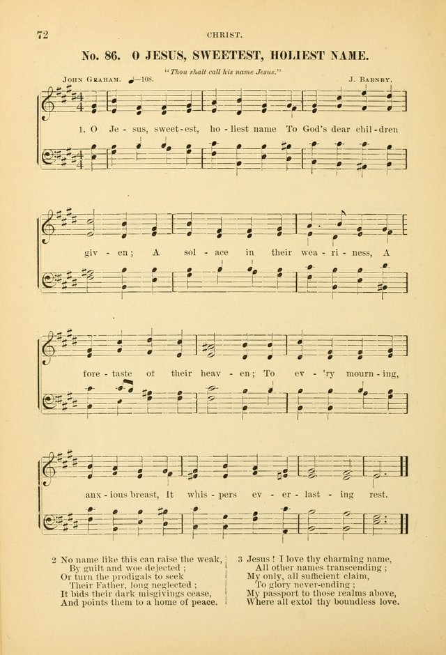 The Spirit of Praise: a collection of music with hymns for use in Sabbath-school services and church meetings page 74