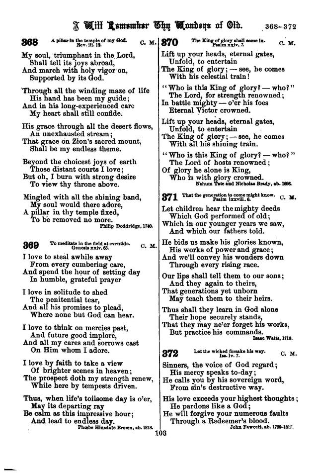 Songs of Pilgrimage: a hymnal for the churches of Christ (2nd ed.) page 103