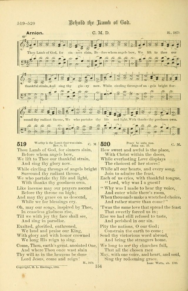 Songs of Pilgrimage: a hymnal for the churches of Christ (2nd ed.) page 154