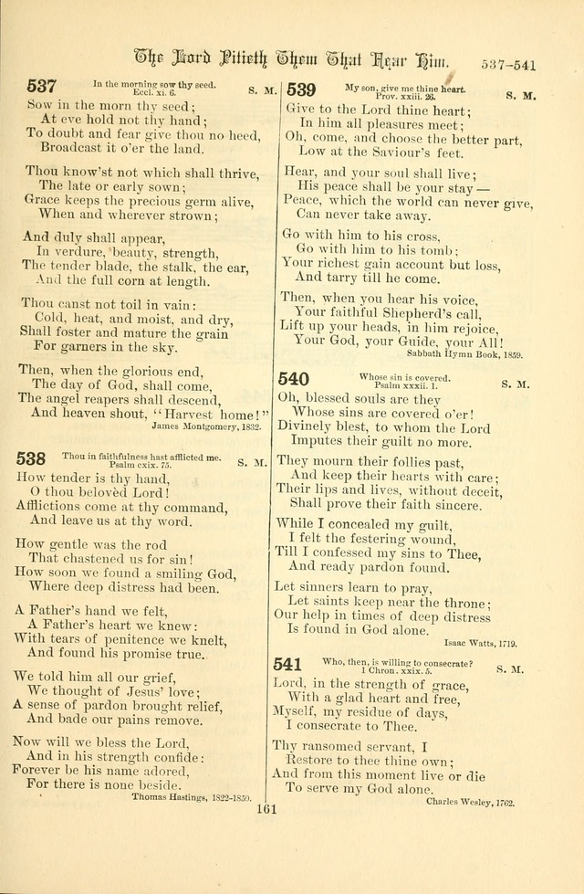 Songs of Pilgrimage: a hymnal for the churches of Christ (2nd ed.) page 161