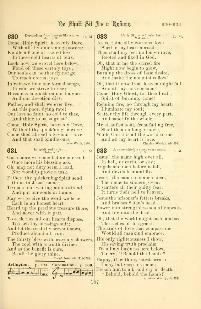 Songs of Pilgrimage: a hymnal for the churches of Christ (2nd ed.) page 187