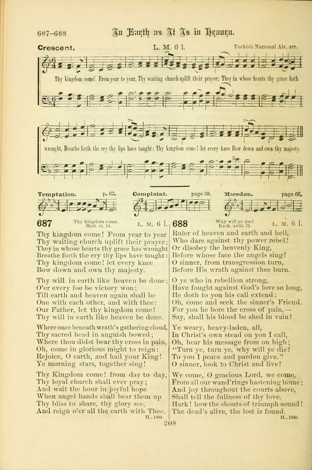 Songs of Pilgrimage: a hymnal for the churches of Christ (2nd ed.) page 208