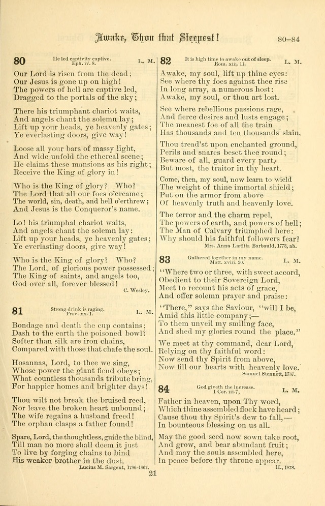 Songs of Pilgrimage: a hymnal for the churches of Christ (2nd ed.) page 21