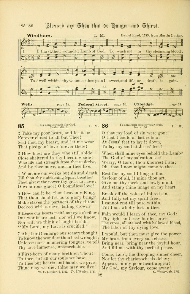 Songs of Pilgrimage: a hymnal for the churches of Christ (2nd ed.) page 22