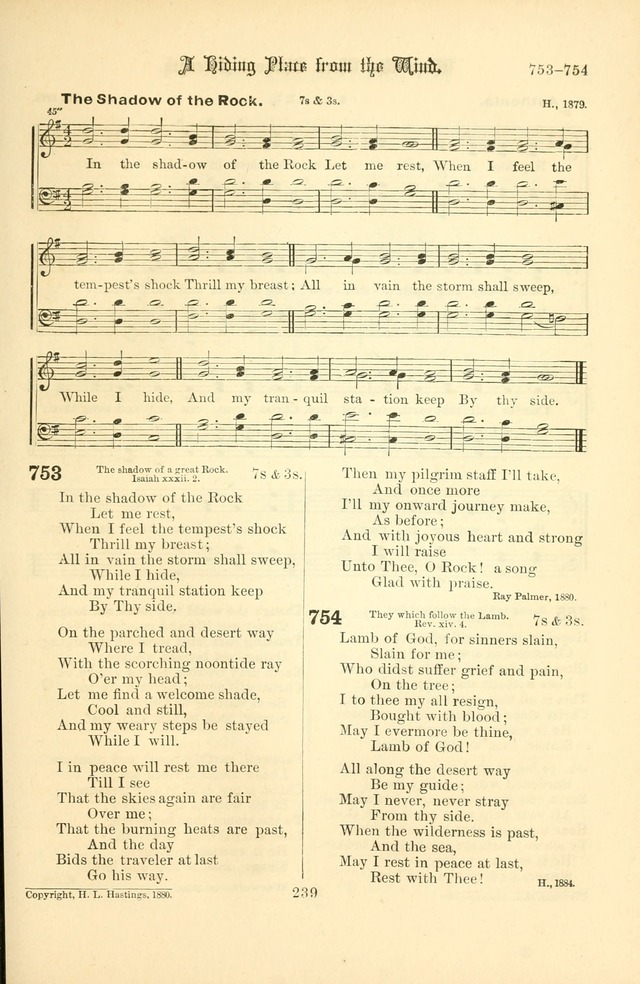 Songs of Pilgrimage: a hymnal for the churches of Christ (2nd ed.) page 239