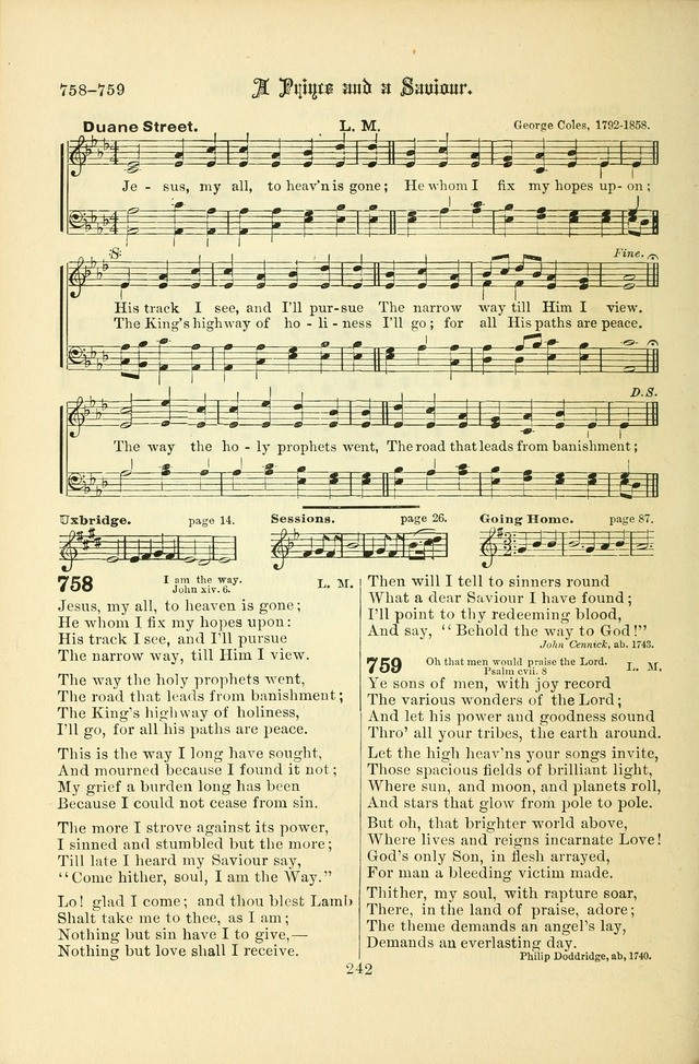 Songs of Pilgrimage: a hymnal for the churches of Christ (2nd ed.) page 242