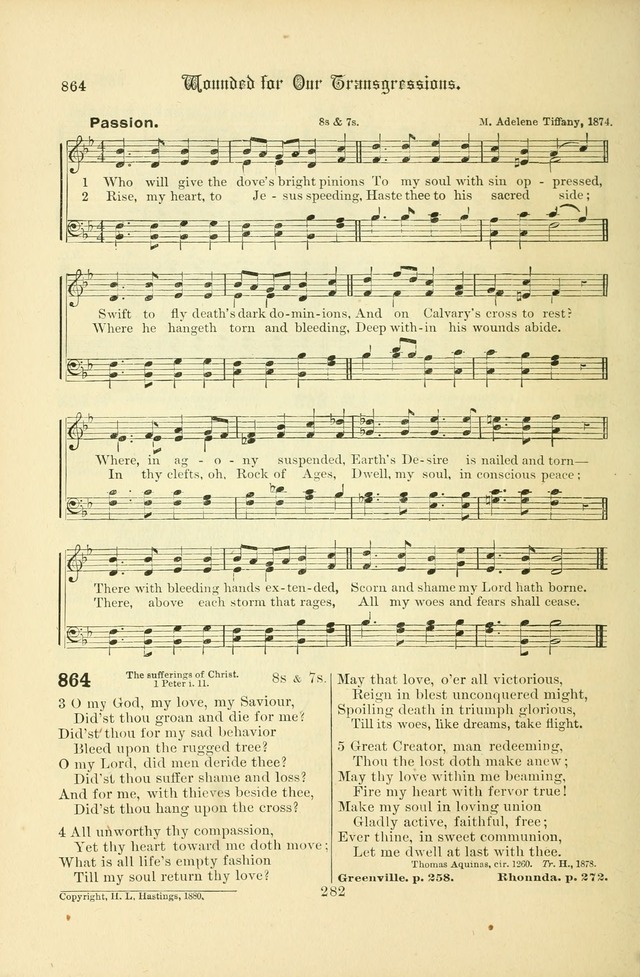 Songs of Pilgrimage: a hymnal for the churches of Christ (2nd ed.) page 282