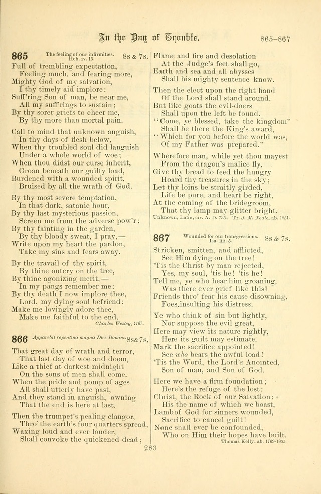 Songs of Pilgrimage: a hymnal for the churches of Christ (2nd ed.) page 283