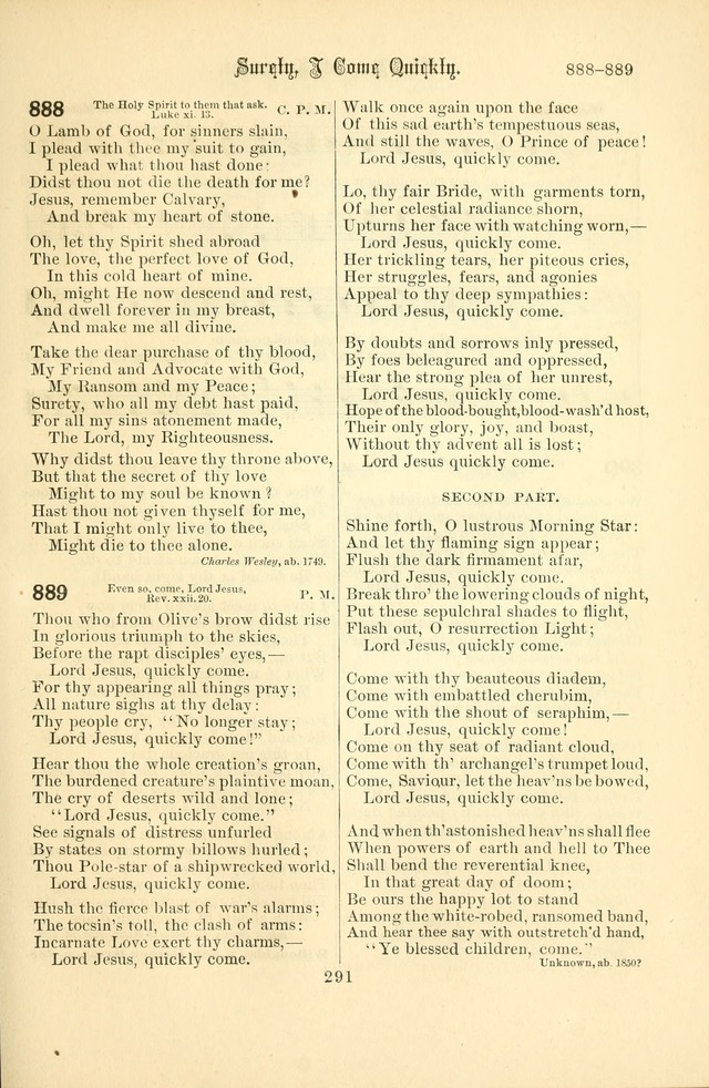 Songs of Pilgrimage: a hymnal for the churches of Christ (2nd ed.) page 291