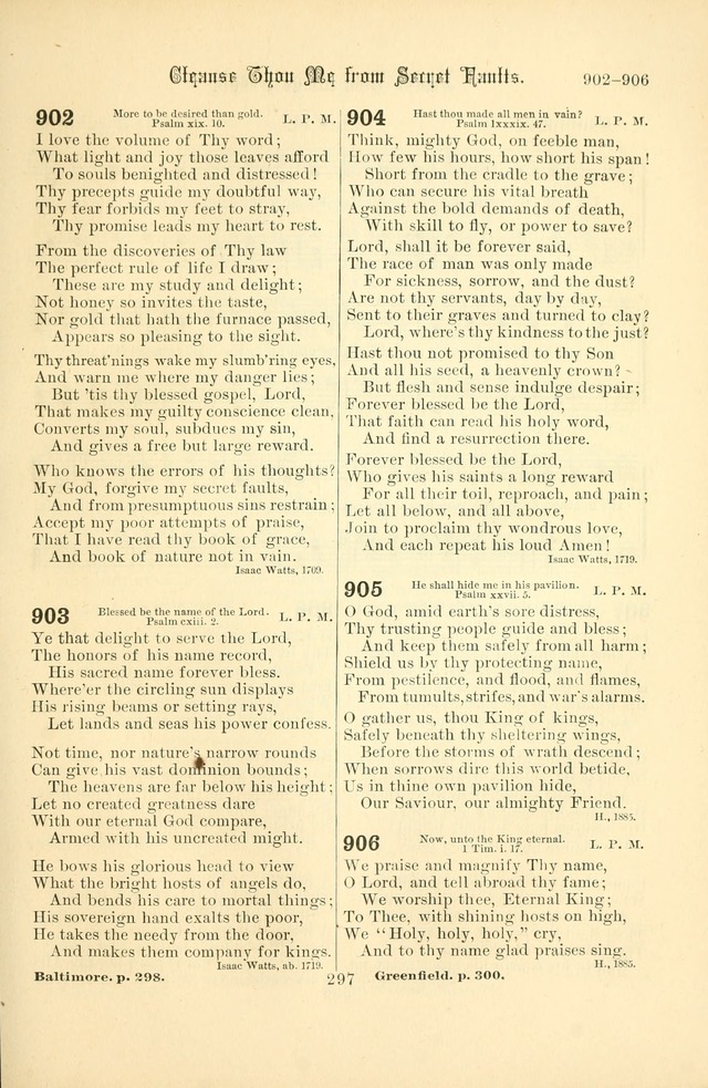 Songs of Pilgrimage: a hymnal for the churches of Christ (2nd ed.) page 297