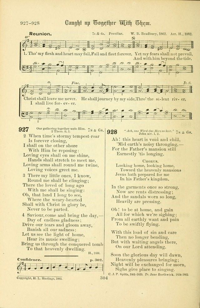 Songs of Pilgrimage: a hymnal for the churches of Christ (2nd ed.) page 304